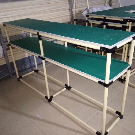 定制精益管工作臺牢固耐用電子車間操作臺防靜電工作臺工作桌批發(fā)