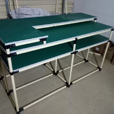 定制精益管工作臺牢固耐用電子車間操作臺防靜電工作臺工作桌批發(fā)