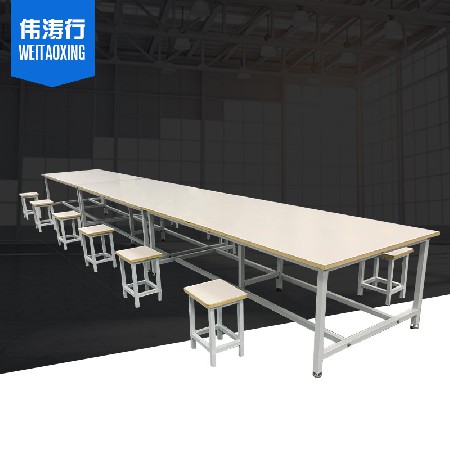 布袋裝配臺(tái)工廠車(chē)間工作臺(tái)鋁材操作臺(tái)防靜電維修桌鋁合金工作臺(tái)