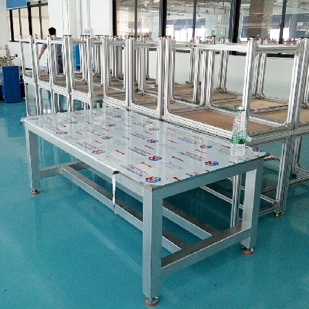 定制實驗室工作臺 電子電器生產(chǎn)線不銹鋼工作臺 自動化流水線批發(fā)
